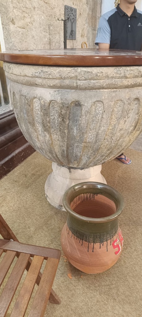 Baptismal Font of St. Joseph Calasanz in Peralta de la Sal