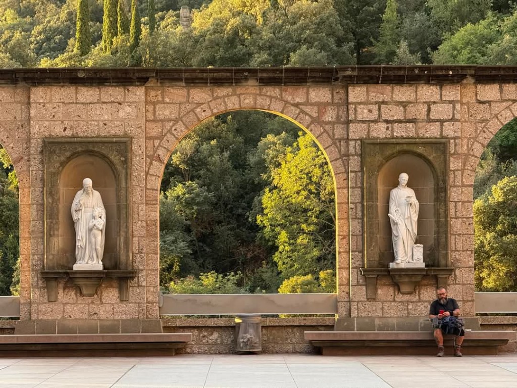 Statue of St. Joseph Calasanz at Santa Maria de Montserrat Sanctuary