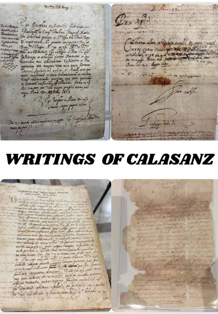 Original Handwritten Writings and Constitutions of St. Joseph Calasanz