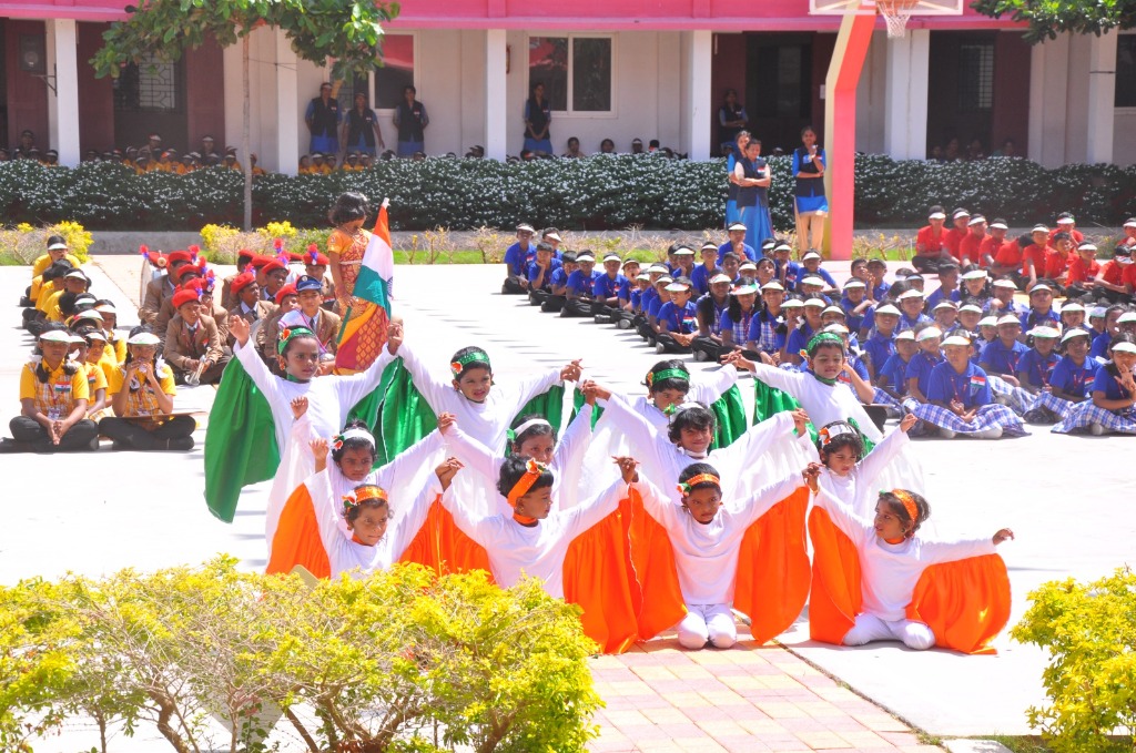 Patriotic Dance Performance — School Celebration