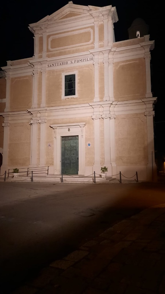 Santuario S. Pompilio at Night