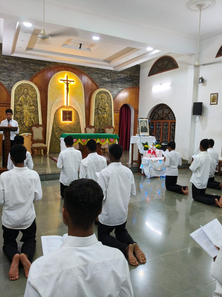 Seminarians in Prayer — Chapel Vigil