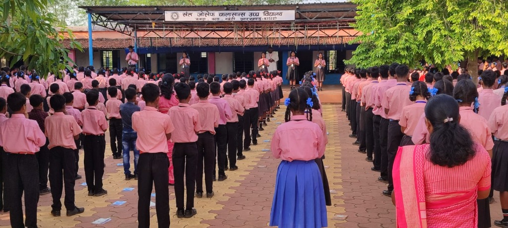 St. Joseph Calasanz High School — Morning Assembly, Kamda